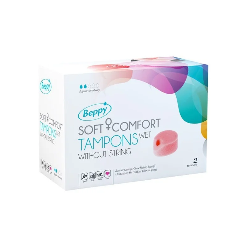 Soft Comfort Tampons Wet 2 Stück von Beppy kaufen | Fesselliebe