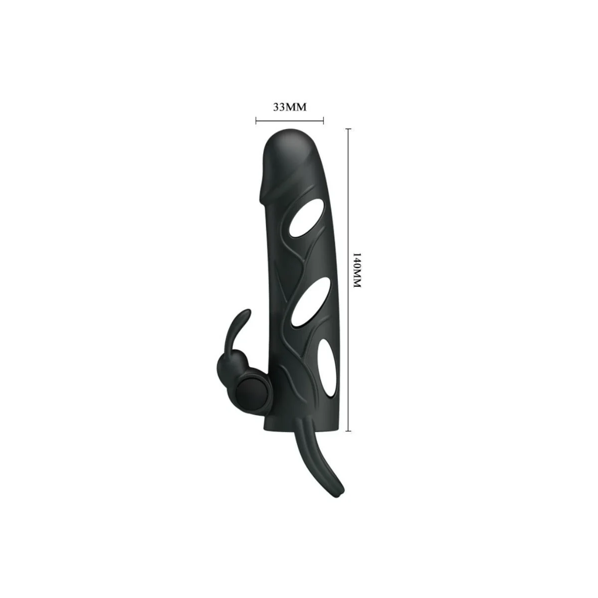 Silikonhülle mit Vibration 14 cm 2.0 von Pretty Love kaufen | Fesselliebe