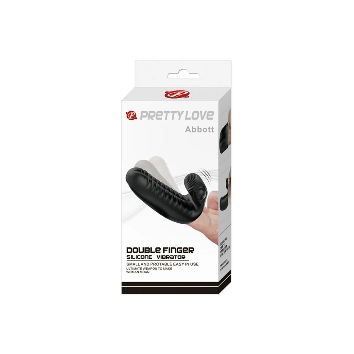 Abbott Schwarzer Stimulator-Fingerhut von Pretty Love kaufen | Fesselliebe