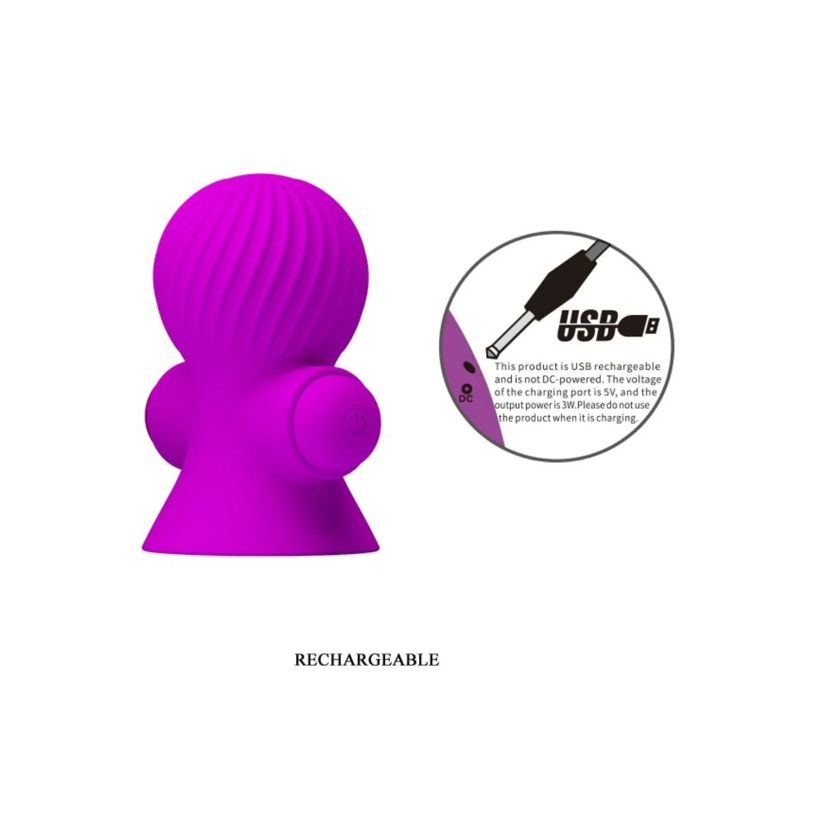 Nippelstimulatoren 12m Lila Vibration von Pretty Love Smart kaufen | Fesselliebe