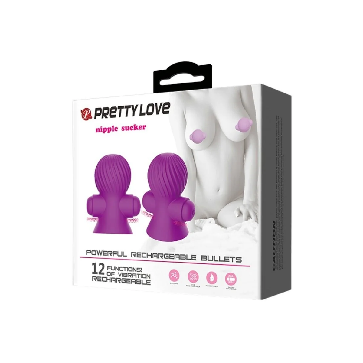Nippelstimulatoren 12m Lila Vibration von Pretty Love Smart kaufen | Fesselliebe