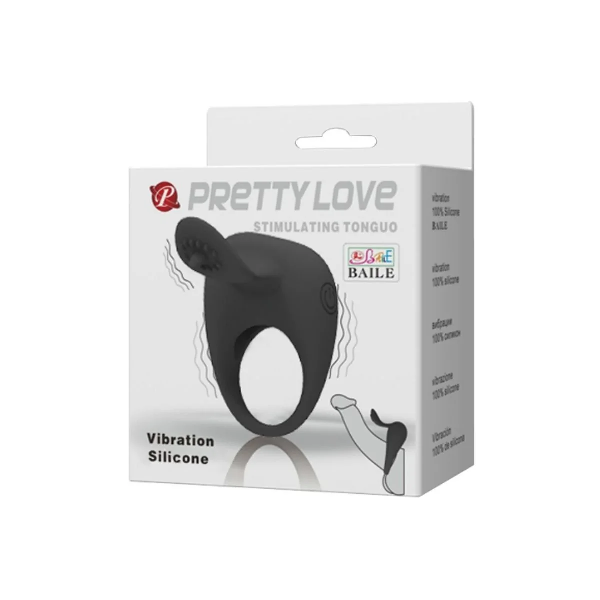 Vibrierring mit Zunge von Pretty Love kaufen | Fesselliebe