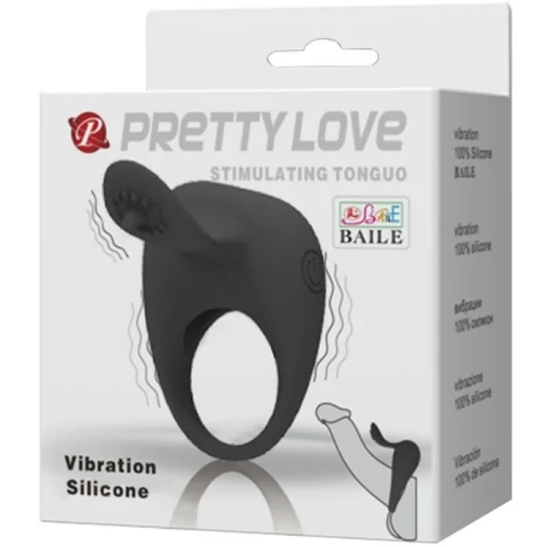 Vibrierring mit Zunge von Pretty Love kaufen | Fesselliebe