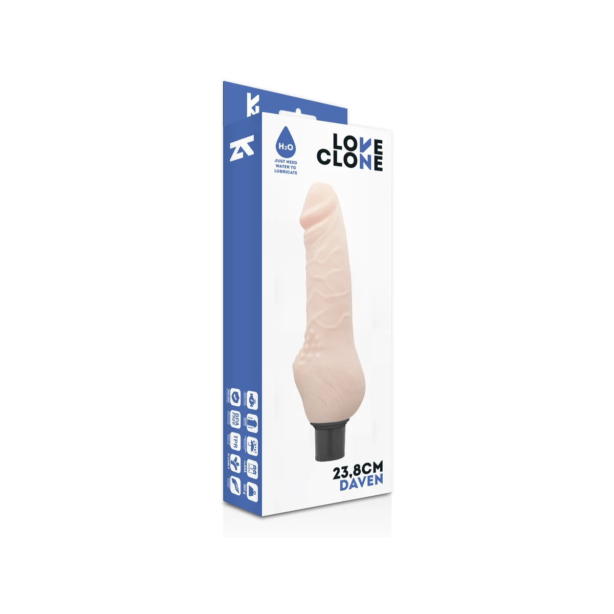 Daven Selbstschmierung Realistisch 23.8 cm -O- 3.8 cm von Loveclone kaufen | Fesselliebe