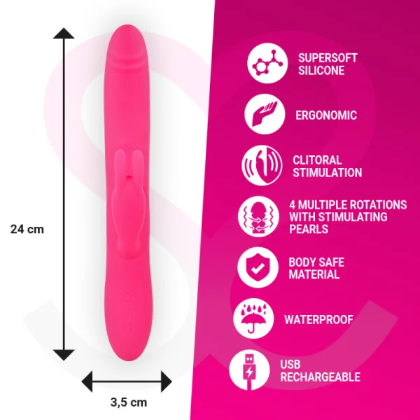 Somer Premium Vibrator mit Mehrfachdrehung von Moressa kaufen | Fesselliebe