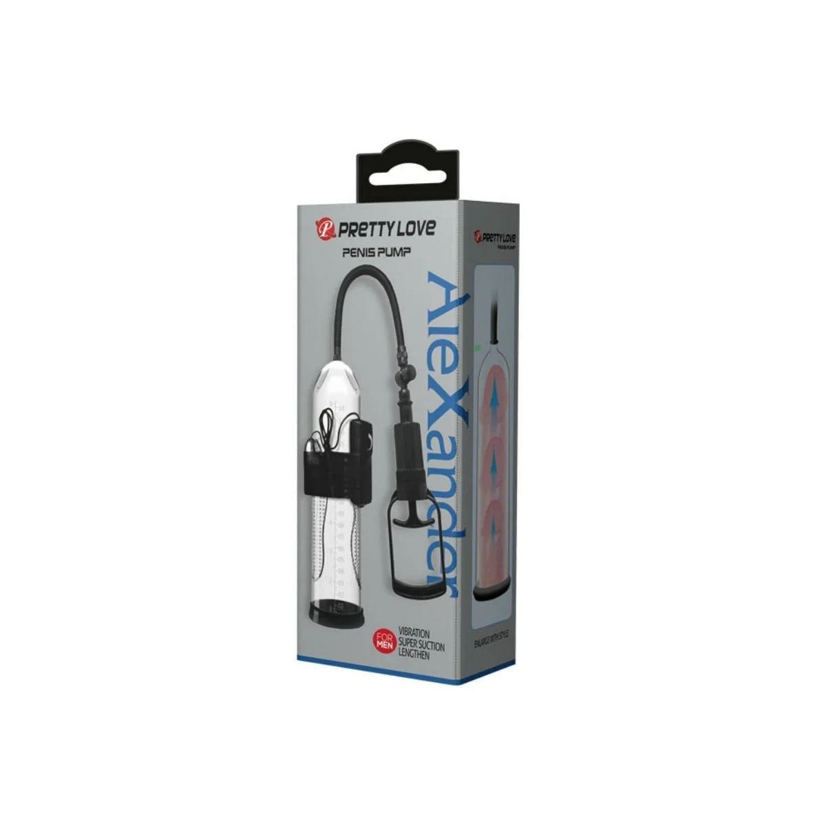 Erektionspumpe mit Vibration von Pretty Love Male kaufen | Fesselliebe