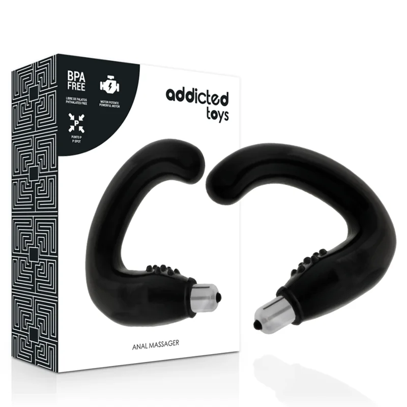 Analmassager Schwarz von Addicted Toys kaufen | Fesselliebe