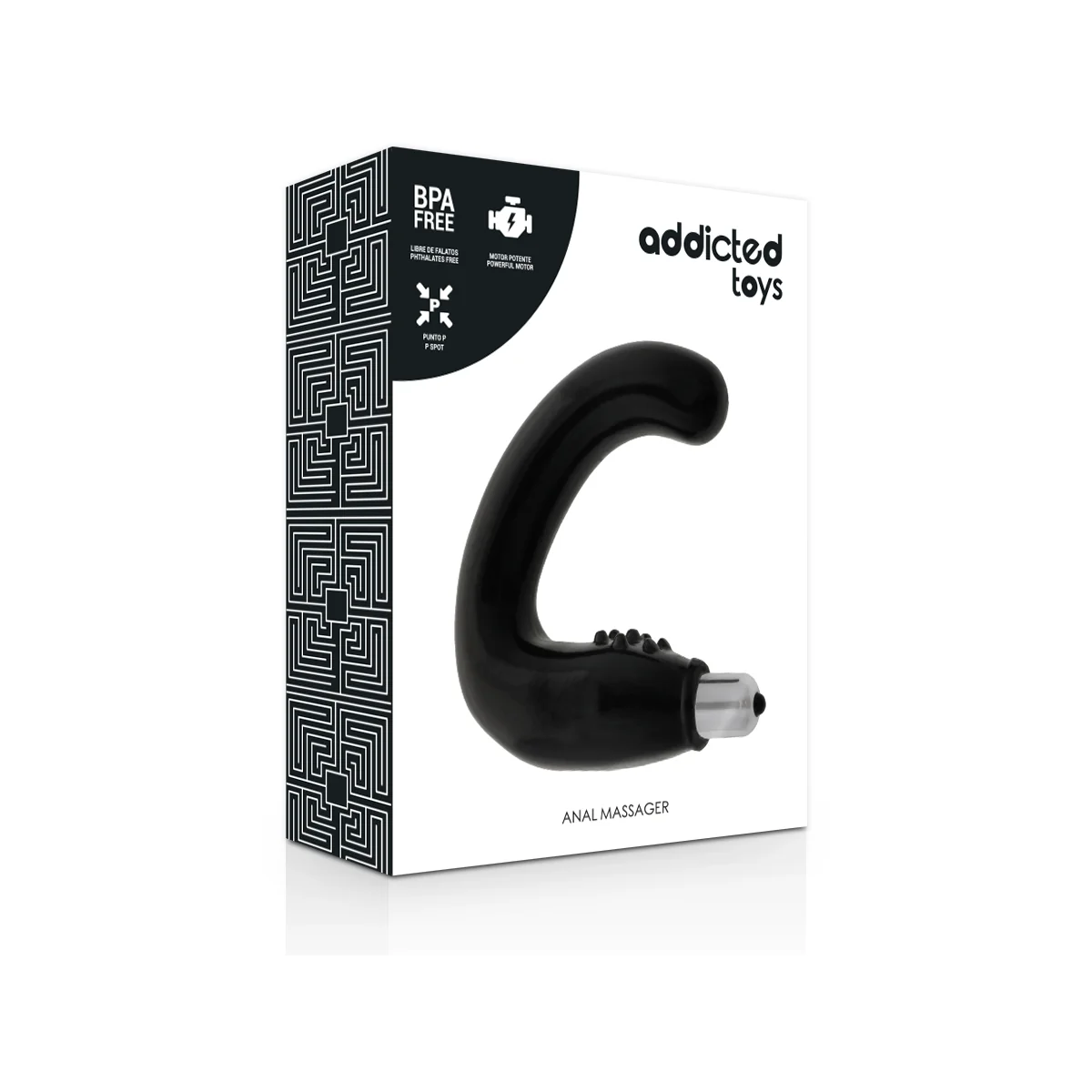 Analmassager Schwarz von Addicted Toys kaufen | Fesselliebe