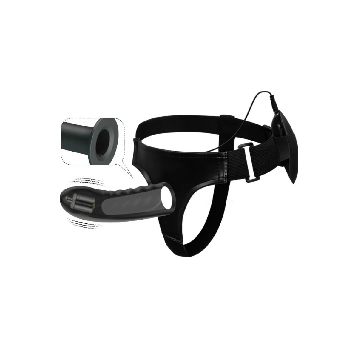 Marvin Strap-On mit Vibration und Hohldildo von Pretty Love kaufen | Fesselliebe