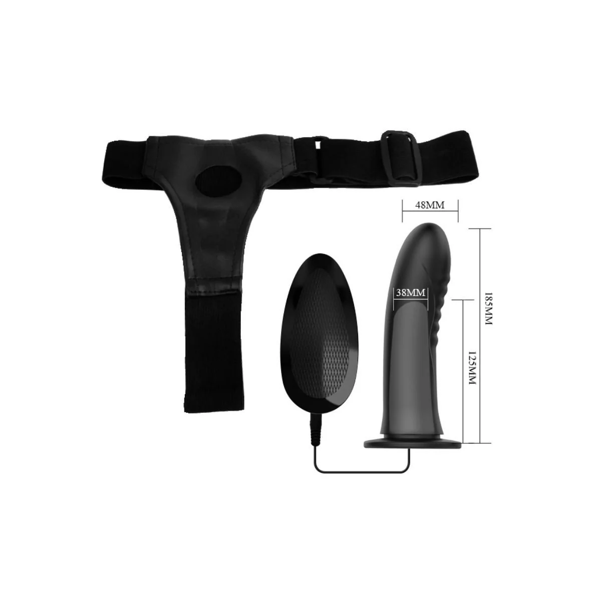 Myron Strap-On mit Vibration und Hohldildo von Pretty Love kaufen | Fesselliebe