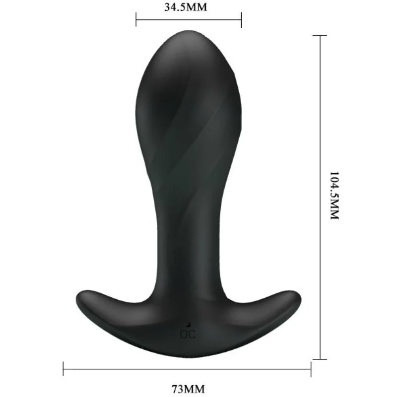 Schwarzer Analvibrator von Pretty Love kaufen | Fesselliebe 2