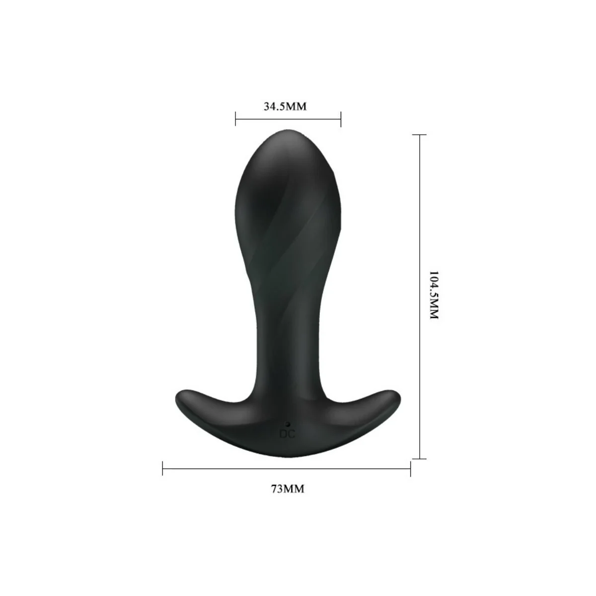 Schwarzer Analvibrator von Pretty Love kaufen | Fesselliebe