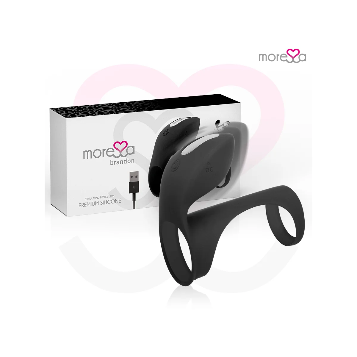 Brandon Vibratorring mit Abdeckung von Moressa kaufen | Fesselliebe