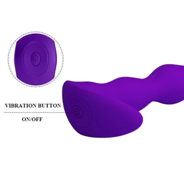 Anal Massager 12 Lila Vibrationsmodi von Pretty Love kaufen | Fesselliebe