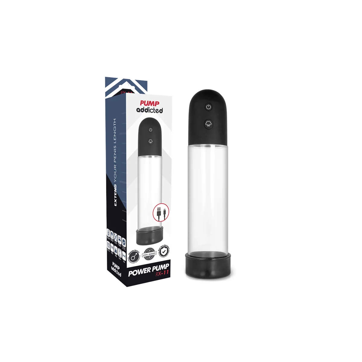 Rx11 Automatische Erektionspumpe von Pump Addicted kaufen | Fesselliebe