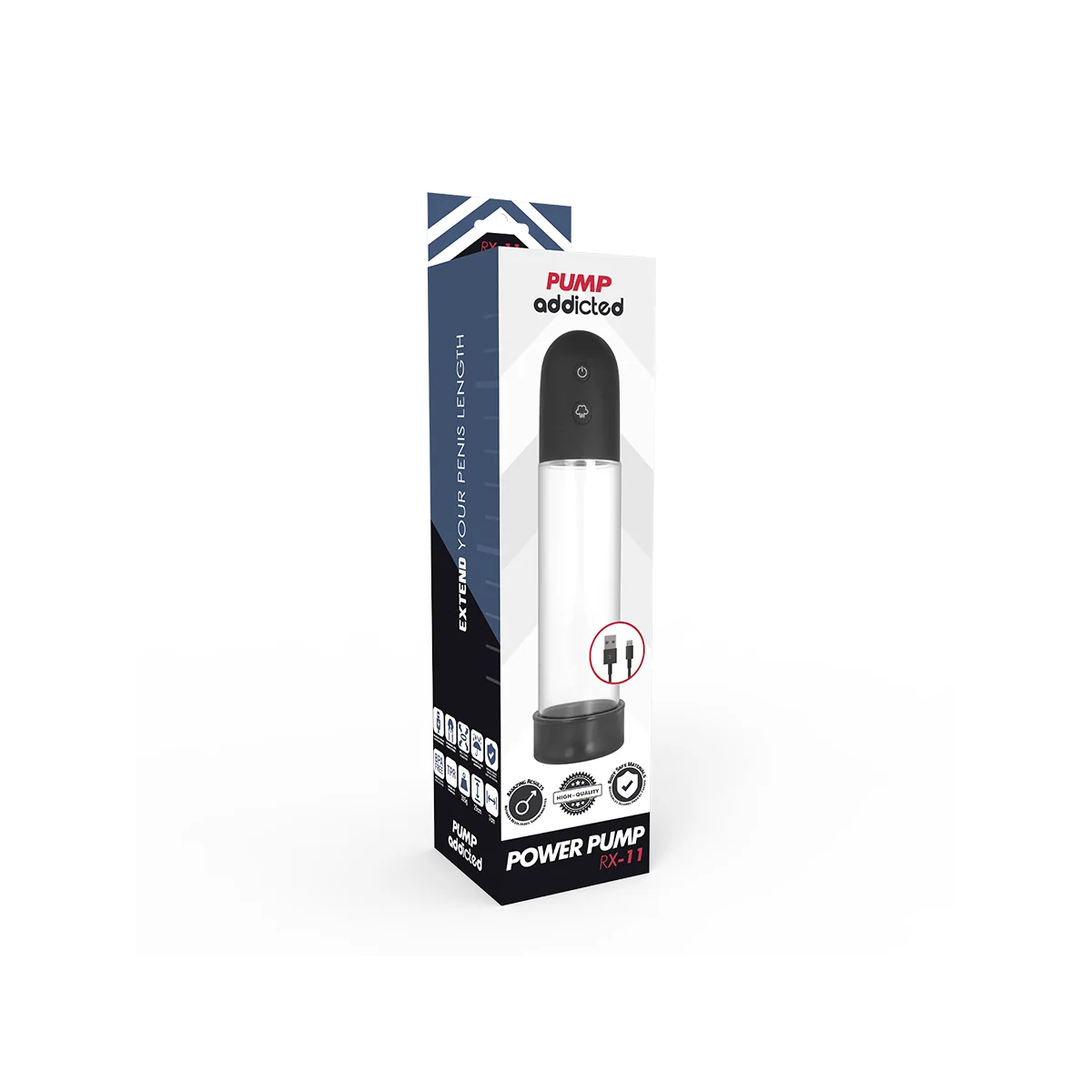 Rx11 Automatische Erektionspumpe von Pump Addicted kaufen | Fesselliebe