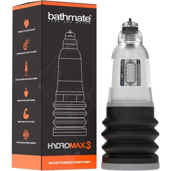 Hydromax 3 Transparent von Bathmate kaufen | Fesselliebe