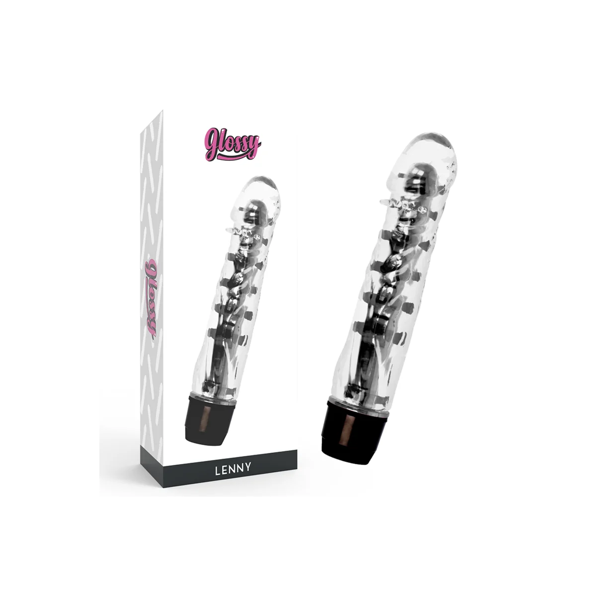 Lenny Vibrator Schwarz von Glossy kaufen | Fesselliebe
