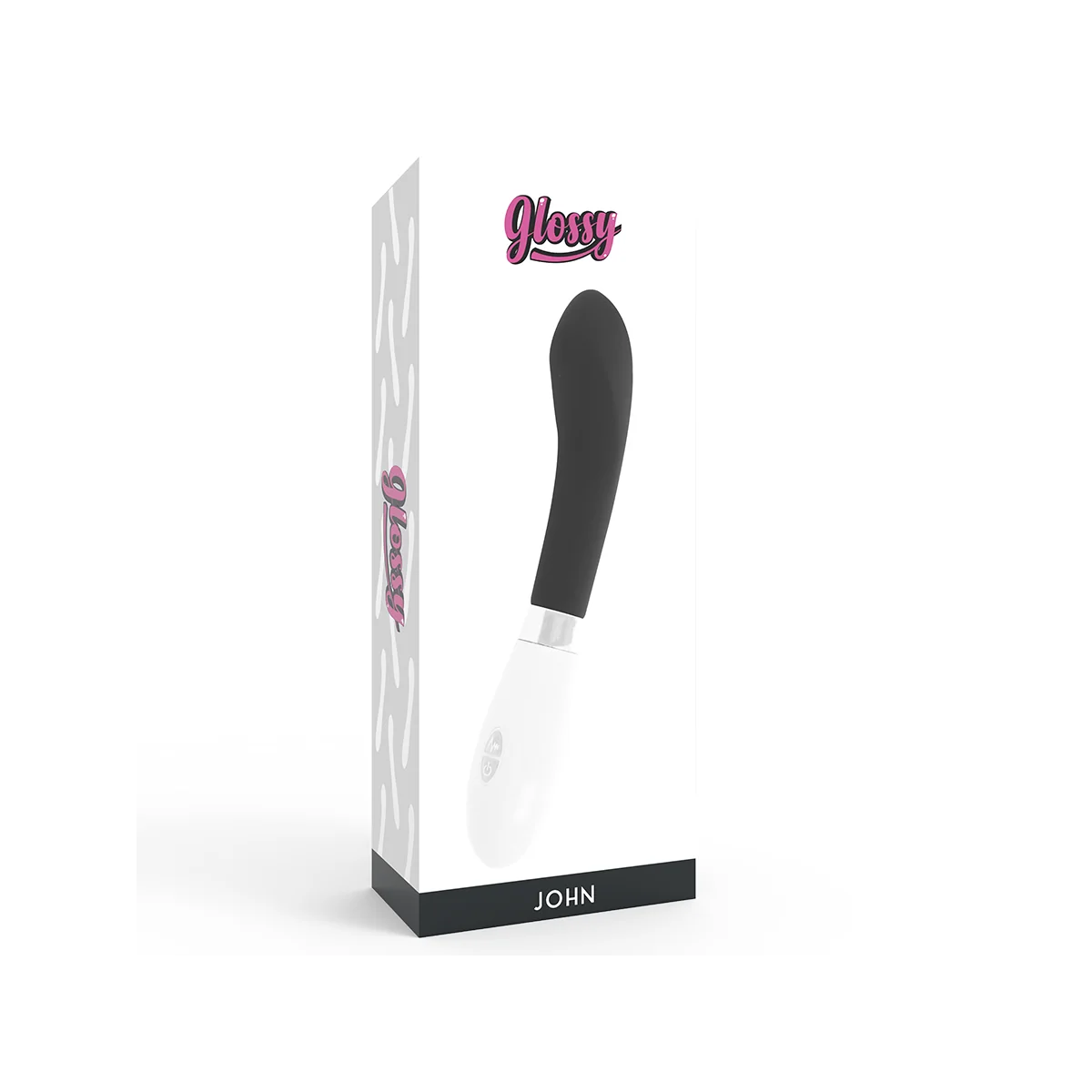 John Vibrator Schwarz von Glossy kaufen | Fesselliebe