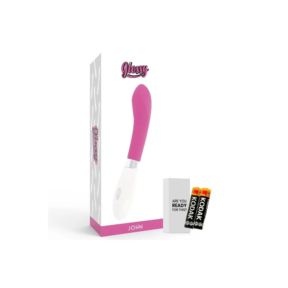 John Vibrator Rosa von Glossy kaufen | Fesselliebe