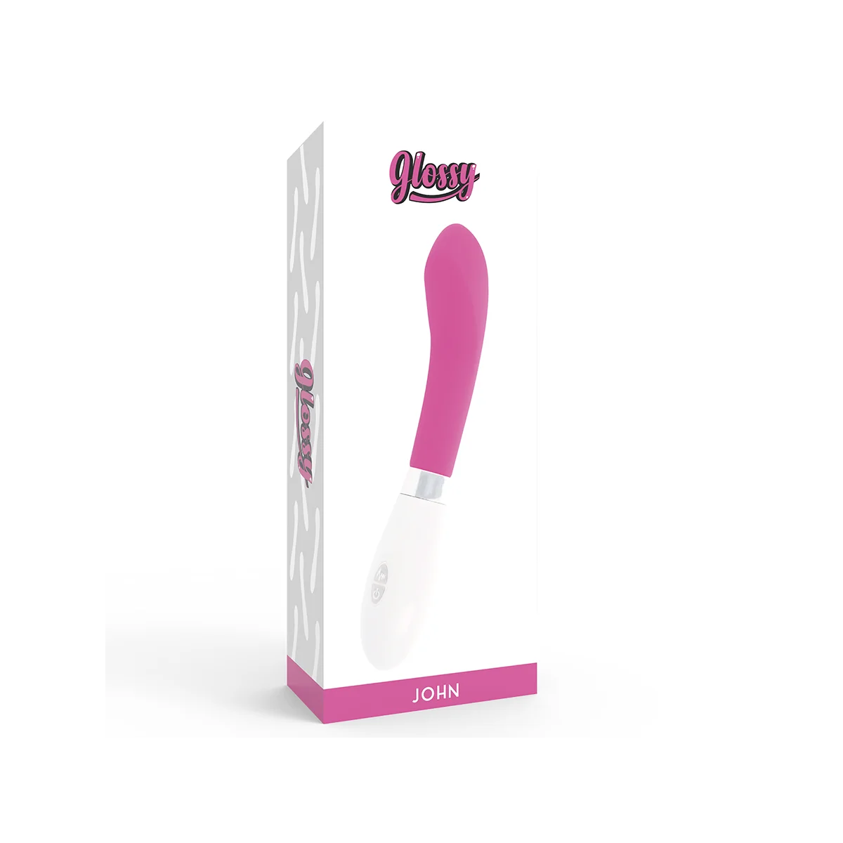John Vibrator Rosa von Glossy kaufen | Fesselliebe