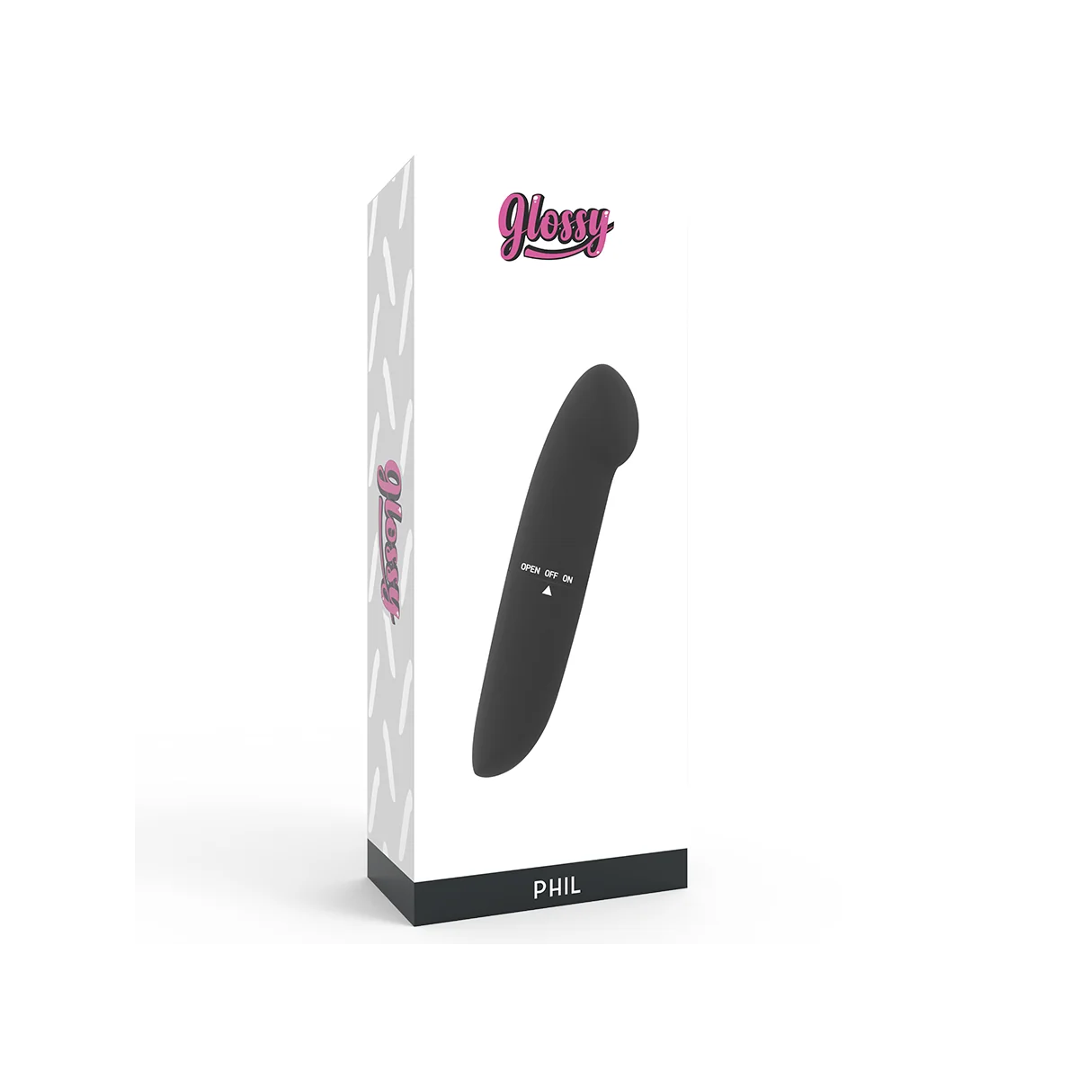 Phil Vibrator Schwarz von Glossy kaufen | Fesselliebe