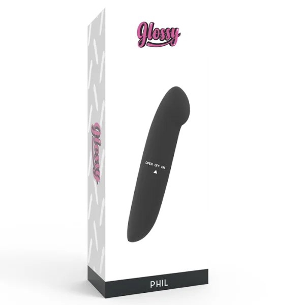 Phil Vibrator Schwarz von Glossy kaufen | Fesselliebe