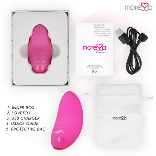 Blossom Rosa Vibrator von Moressa kaufen | Fesselliebe