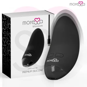 Blossom Schwarzer Vibrator von Moressa kaufen | Fesselliebe