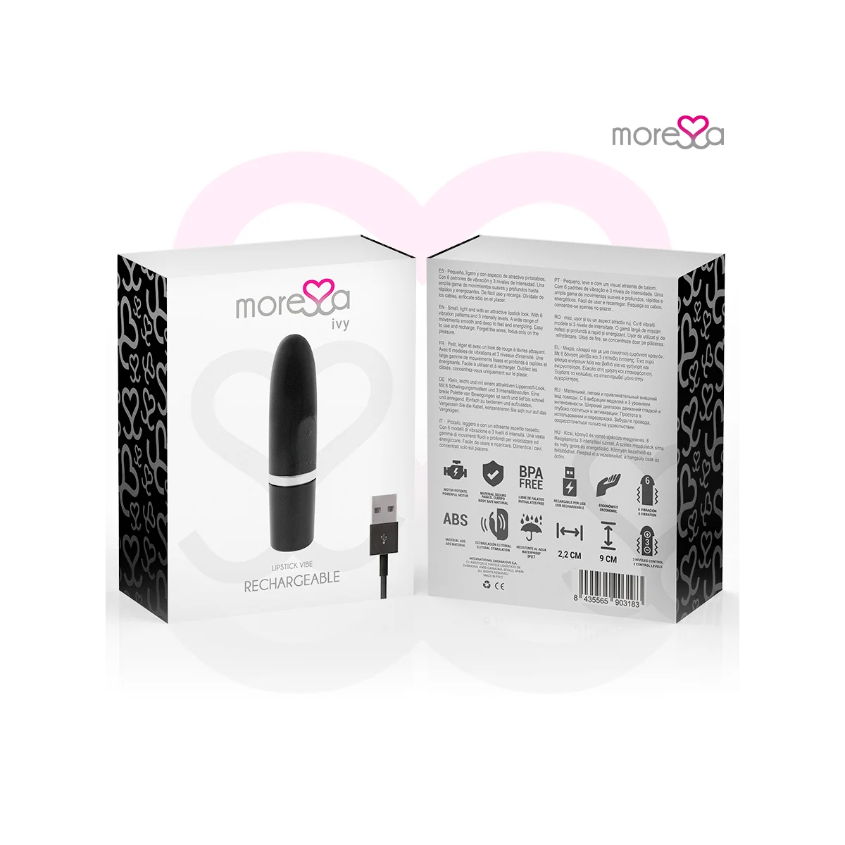 Ivy Vibrator Stimulator Reise Schwarz von Moressa kaufen | Fesselliebe