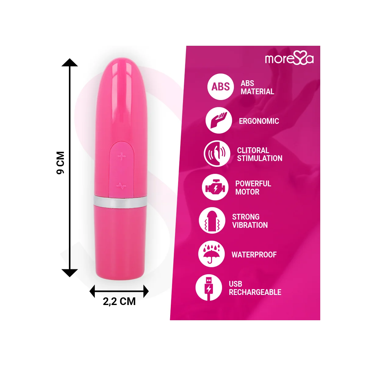 Ivy Vibrator Stimulator Reise Rosa von Moressa kaufen | Fesselliebe