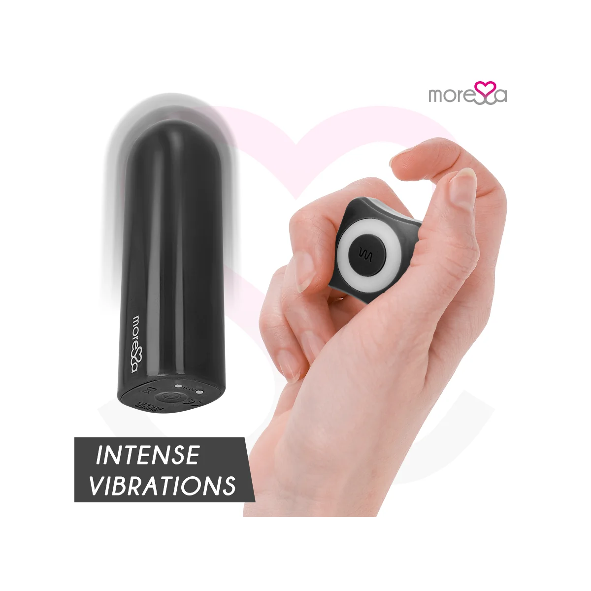 Nix Vibrator mit Fernbedienung Schwarz von Moressa kaufen | Fesselliebe