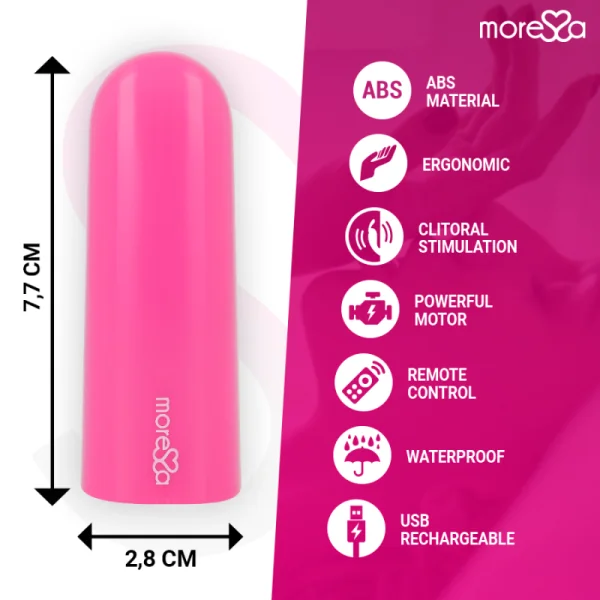 Nix Vibrator mit Fernbedienung Rosa von Moressa kaufen | Fesselliebe