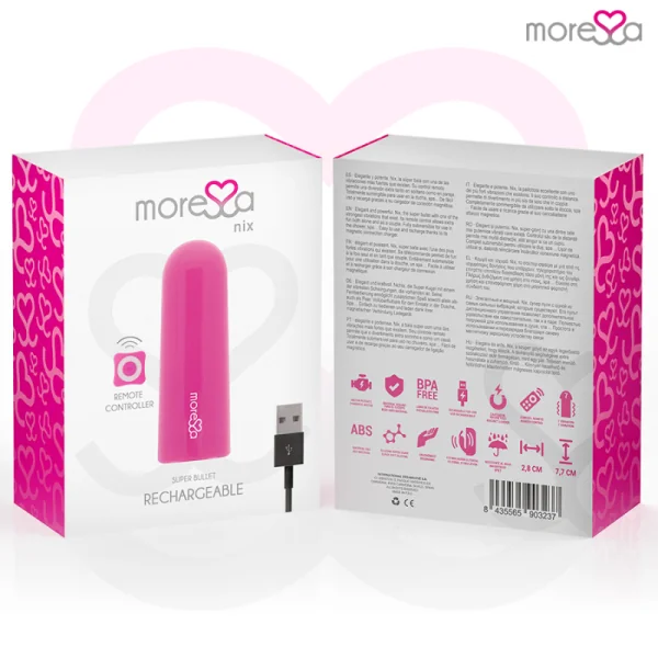 Nix Vibrator mit Fernbedienung Rosa von Moressa kaufen | Fesselliebe