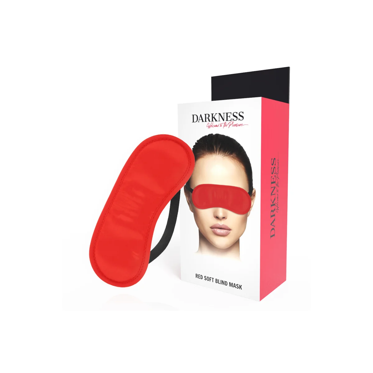 Gerade Rote Maske von Darkness Bondage kaufen | Fesselliebe