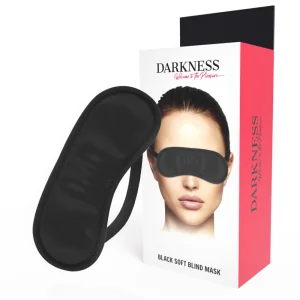 Gerade Schwarze Maske von Darkness Bondage kaufen | Fesselliebe
