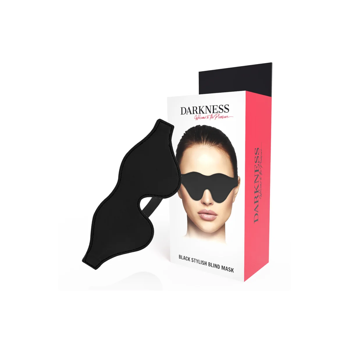 Schwarze Maske von Darkness Bondage kaufen | Fesselliebe