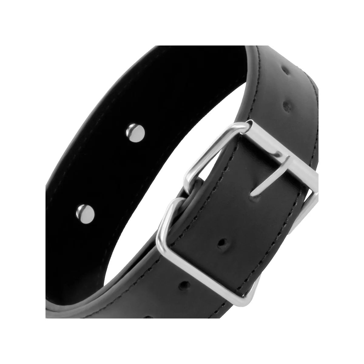 Posture-Halskette mit Lederkette von Darkness Bondage kaufen | Fesselliebe