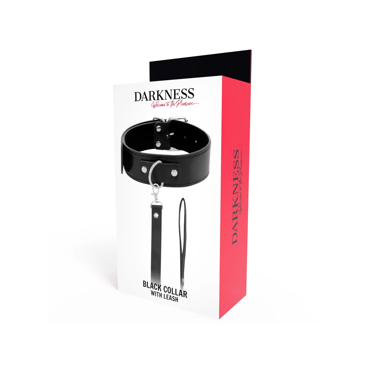 Posture-Halskette mit Lederkette von Darkness Bondage kaufen | Fesselliebe