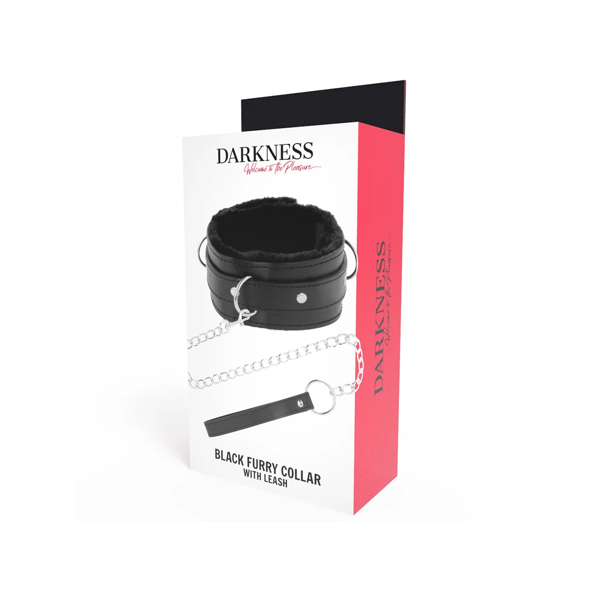 Bequeme Halskette mit Lederkette von Darkness Bondage kaufen | Fesselliebe