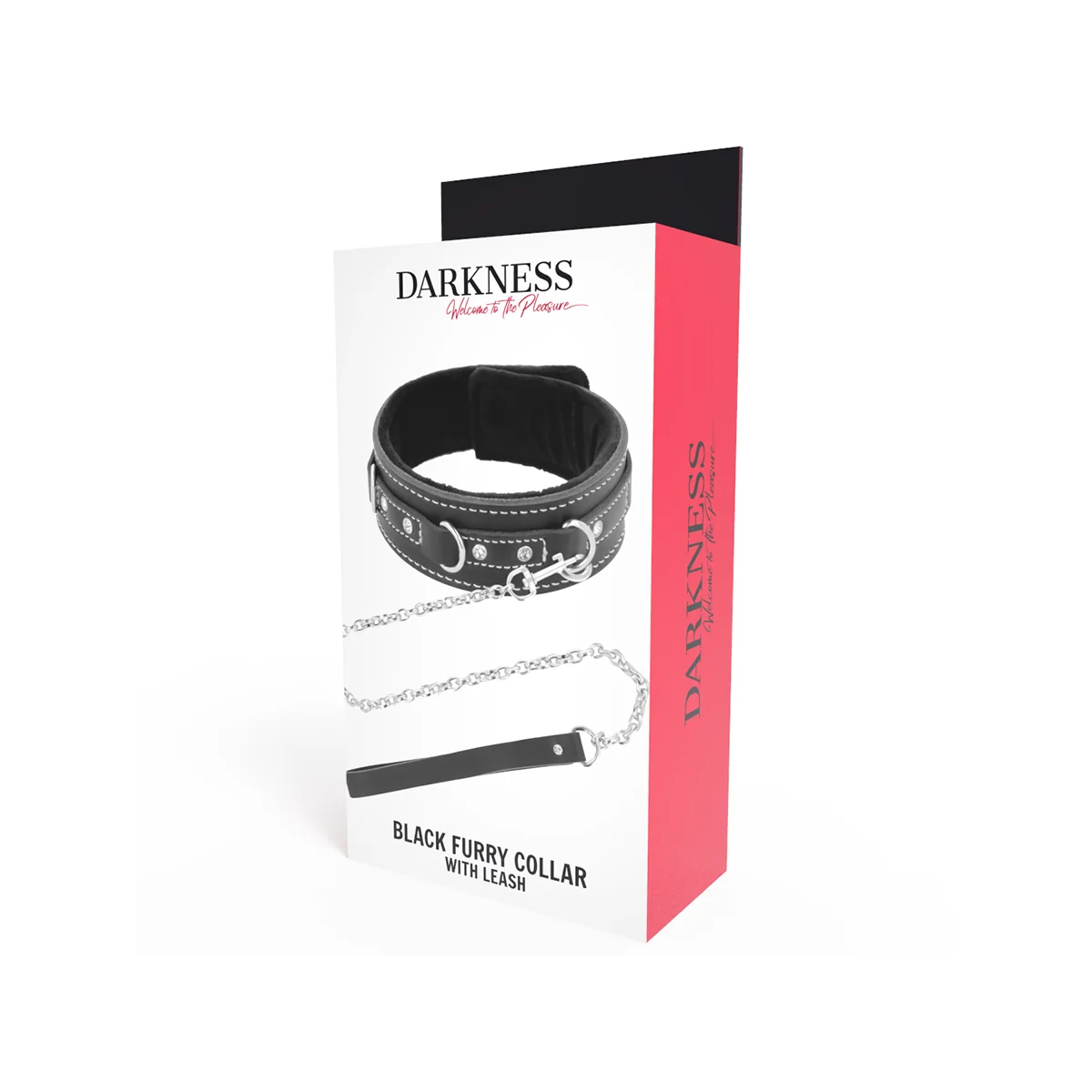 Hochwertige Leder-Halskette mit Leine von Darkness Bondage kaufen | Fesselliebe