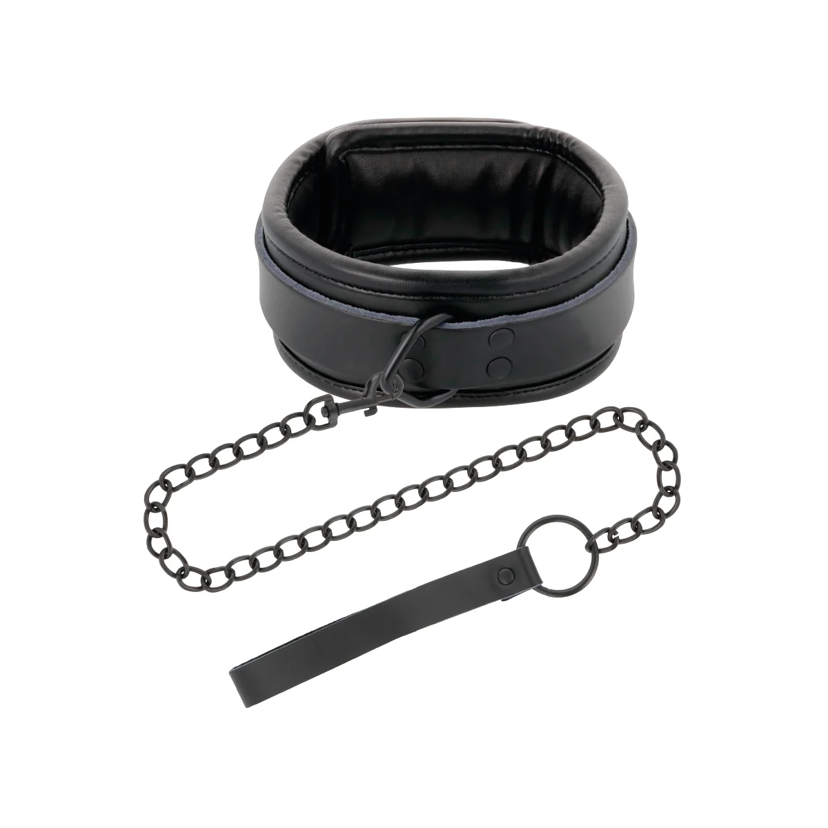 Schwarze Halskette mit Kette von Darkness Bondage kaufen | Fesselliebe