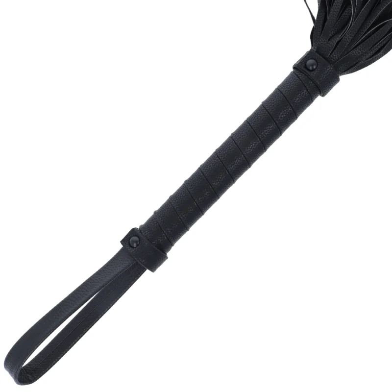 Schwarze Bondage-Peiste 42cm aus Leder von Darkness Sensations kaufen | Fesselliebe 2