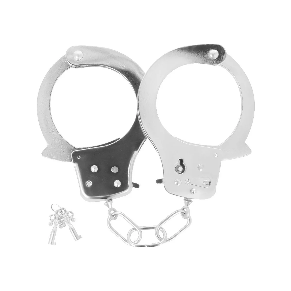 Metall-Knöchel-Handschellen mit Schlüssel von Darkness Bondage kaufen | Fesselliebe