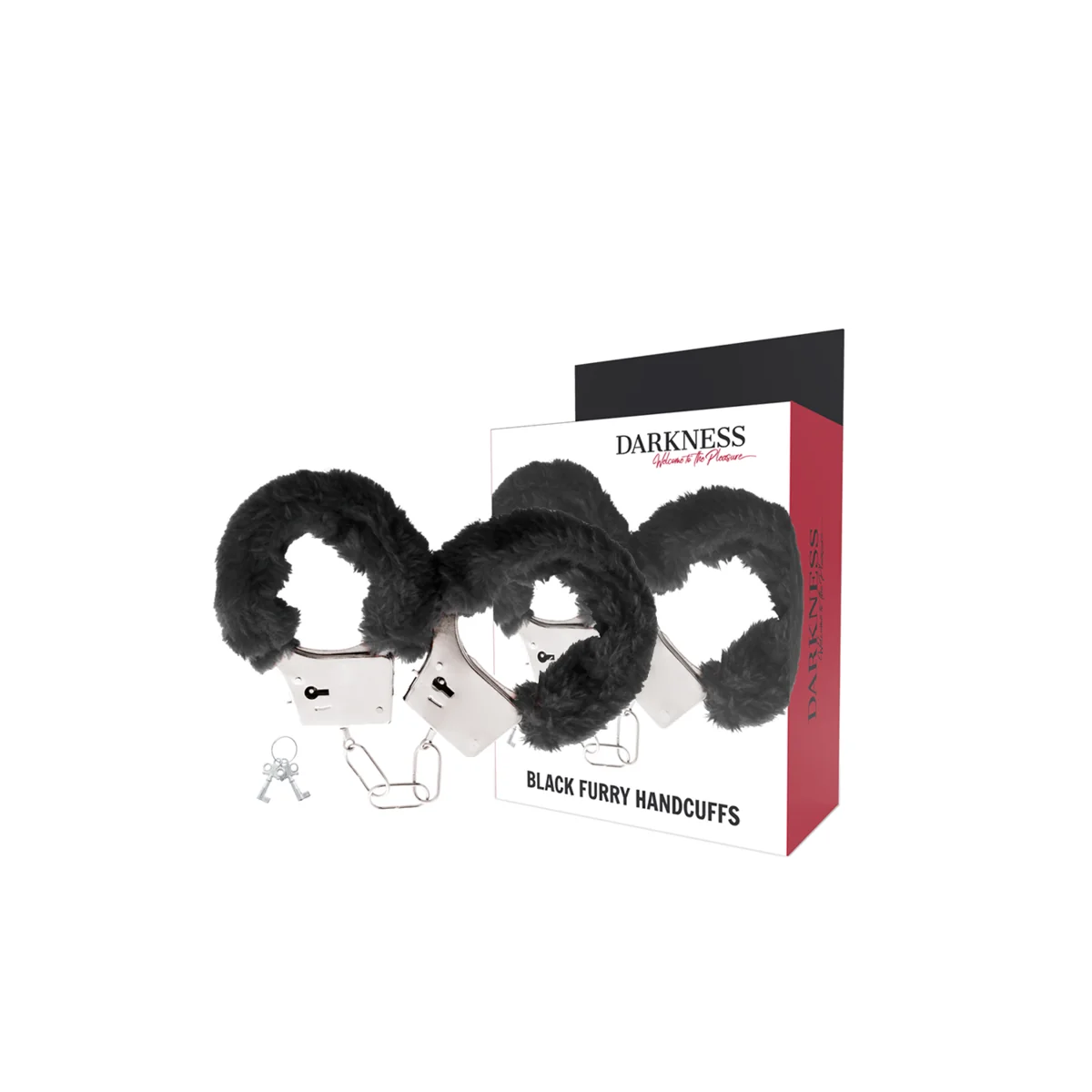 Handschellen aus Schwarzem Metall von Darkness Bondage kaufen | Fesselliebe