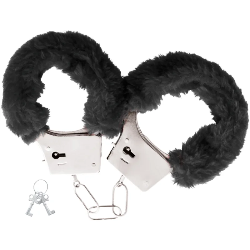 Handschellen aus Schwarzem Metall von Darkness Bondage kaufen | Fesselliebe 2