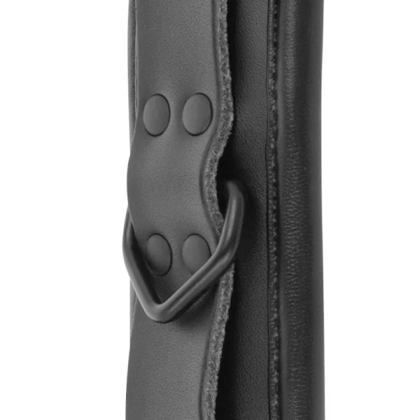 Verstellbare Handschellen aus Schwarzem Leder von Darkness Bondage kaufen | Fesselliebe