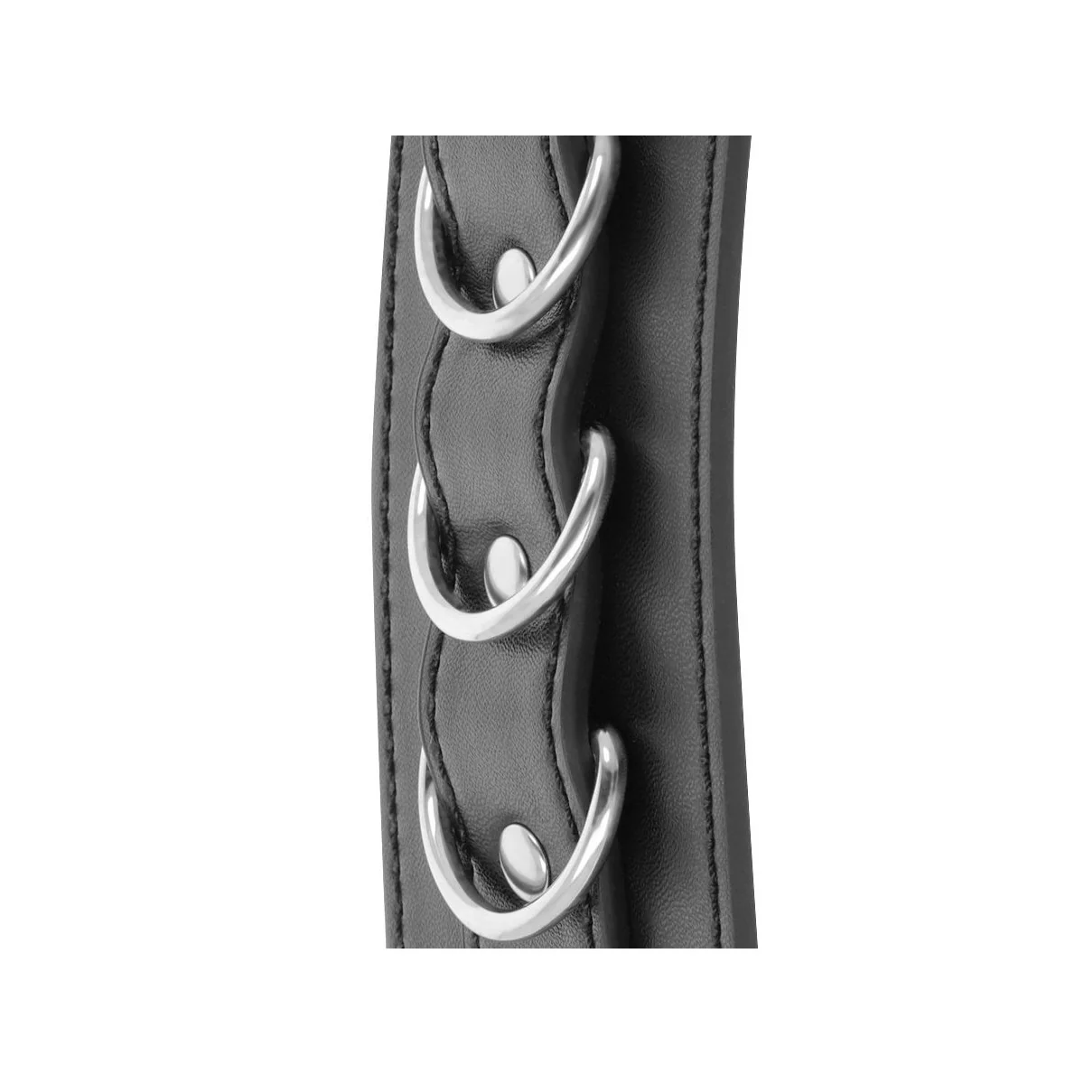 Schwarze Handschellen von Darkness Bondage kaufen | Fesselliebe