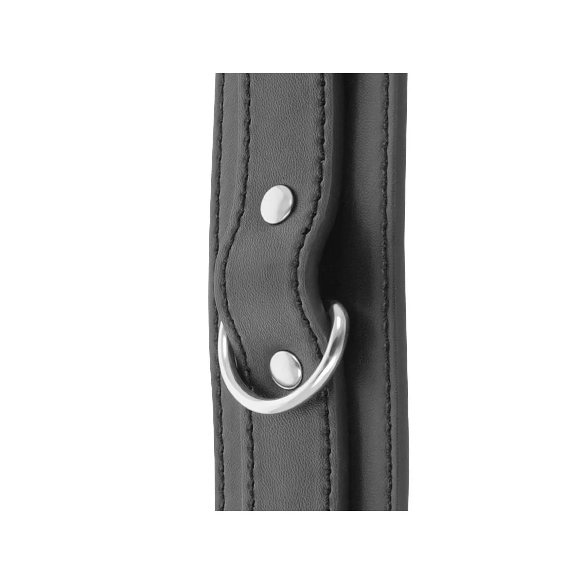 Schwarze Verstellbare Handschellen mit Doppeltem Verstärkungsband von Darkness Bondage kaufen | Fesselliebe