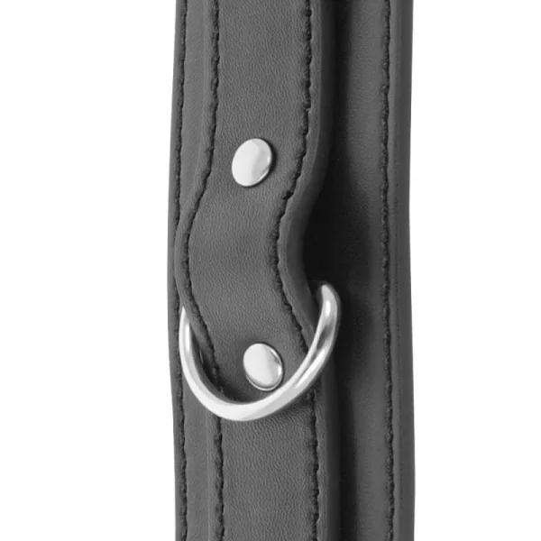 Schwarze Verstellbare Handschellen mit Doppeltem Verstärkungsband von Darkness Bondage kaufen | Fesselliebe